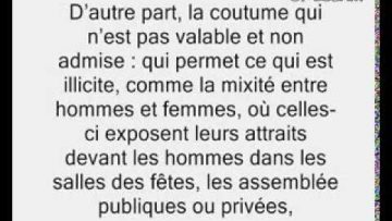 Cadeau de mariage -Cheikh Mohamed Ali Ferkous-