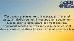 Science bénéfique et bonnes oeuvres -cheikh Sâlah ibn Fawzan-