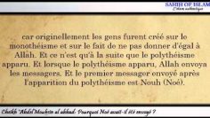 Pourquoi Noé (Nouh) avait-il été envoyé? -Cheikh Abdelmouhsine al Abbad-