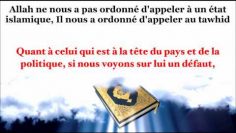 Allah ne nous a pas ordonné dappeler à un état islamique – Sheikh Najmi