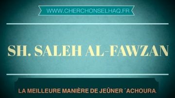 LA MEILLEURE MANIÈRE DE JEÛNER ´ACHOURA.