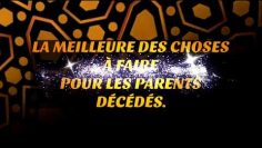 LA MEILLEURE DES CHOSES À FAIRE POUR LES PARENTS DÉCÉDÉS.