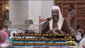 Il est inconcevable qe la lumière pénètre 1 cœur dans lequel se trouvent des chose détesté pr Allah