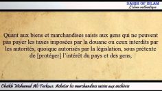 Acheter les marchandises saisies aux enchères -Cheikh Mohamed Ali Ferkous-