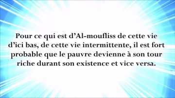 Al Moufliss, c’est celui qui a tout perdu ! – Sheikh Al Uthaymin