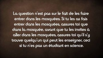 Apprends avant dinviter les gens aux mosquées ô Tablighi – Sheikh Mouhammad Amman Al Jami