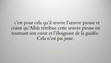 Avoir peur que la bonne action ne soit pas acceptée – Sheikh Salih Sindi
