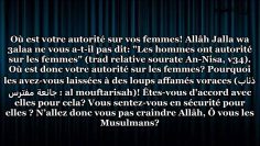 Ce quattends lOccident de nos soeurs – Sheikh Al Fawzan