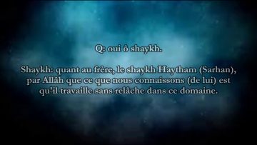 Ceux là, la recherche de la Science les a fatigués – Sheikh Al Mandakar