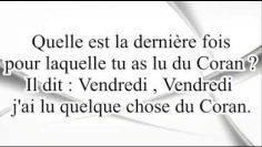 Combien as-tu lu du coran aujourdhui _ cheikh soulaymane ar rouhayli  حفظه الله