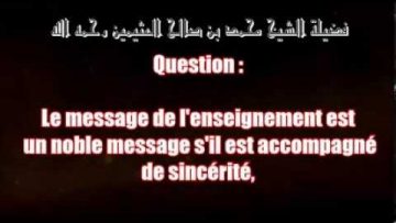 Conseil dun grand savant pour tous les enseignants – Sheikh ibn Ouhteimine