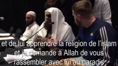 Conversion à lIslam devant Sheikh Souhaymi à Luton