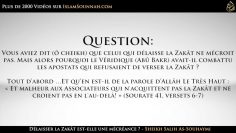 Délaisser la Zakât est-elle une mécréance ? – Sheikh Salih As-Souhaymi