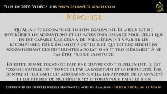 Diversifier les oeuvres pieuses pendant le mois de Ramadan – Sheikh AbdAllah Al Adani