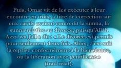 Divorce prononcé trois fois en une vaut il un ou trois divorces ? – Sheikh Al Albani