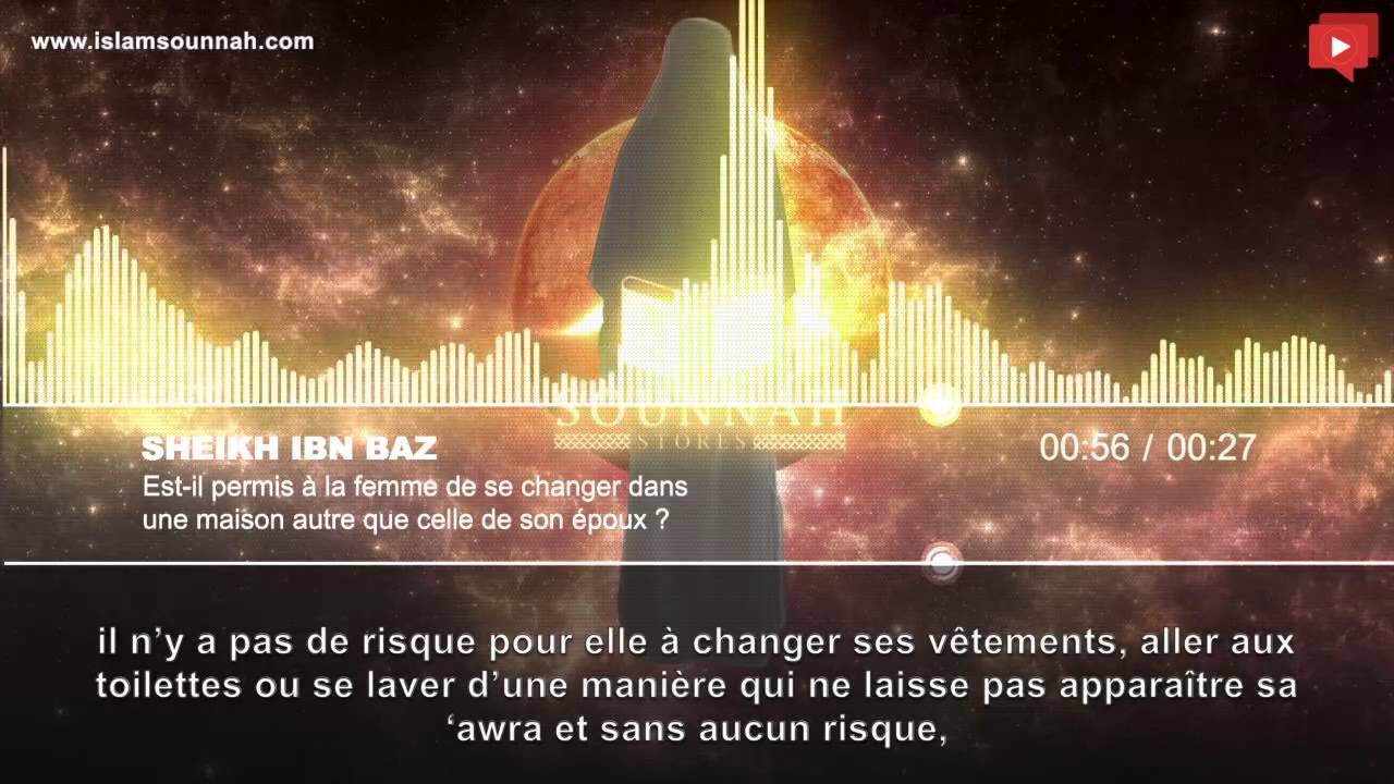 Est-il permis à la femme de se changer dans une maison autre que celle de son époux?