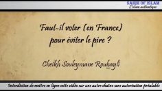 Faut-il voter (en France) pour éviter le pire ? – Cheikh Soulaymane Rouhaylî