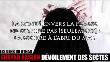 Frapper sa femme nest pas un signe de virilité – Sheikh Raslan