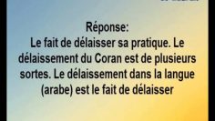 Délaisser le Coran -Cheikh Sâlih al Fawzan-