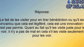 Visiter les lieux prophétiques -Cheikh Sâlih al Fawzan-