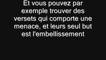 Affichage du Coran dans les maison