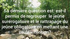 Peut-on jeûner achoura ou arafat en mettant lintention de rattraper des jours de Ramadan.