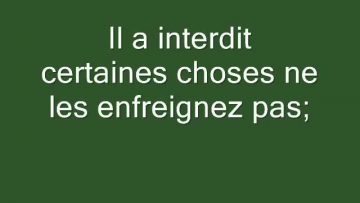 hadith n°30 des 40 nawawi