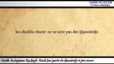 Daesh font partie des khawâridjs et pire encore – Cheikh Souleymane Rouhayli