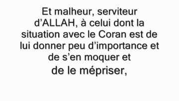 Limportance du Coran
