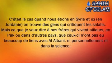 Comportement à avoir avec les innovateurs -Cheikh al Albani-