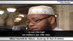 Sourate n°097 : Al Qadr [la destinée]