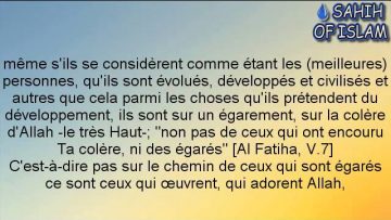 Explication de la fin de sourate fatiha -Cheikh Sâlah ibn Fawzan-