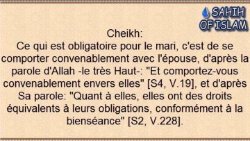 Le mari qui manque à ses obligations -Cheikh ibn Othaymine-