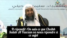 Ne te comporte pas comme un takfiri en voulant défendre la Sounna.Cheikh Soulayman Rouhayli
