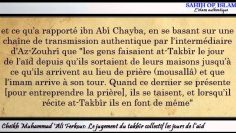 Jugement du takbîr collectif les jours de l’aïd -Cheikh Mohamed Ali Ferkous-