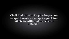 L Avortement en Islam – Sheikh Al Albani