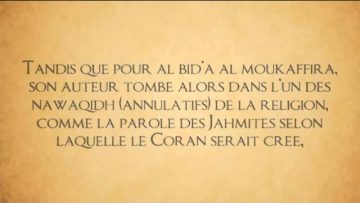 La différence entre al-Bidâ al moufassiqâ et al-Bidâ al moukaffira – Sheikh Ahmad Bazmoul