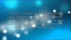 La femme, lâne, le chien noir et la Prière (Sâlat) – Sheikh Al Fawzan