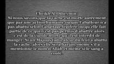 La Gélatine Bovine – Sheikh ibn Uthaymin