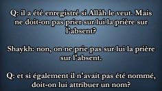 La prière funéraire sur un enfant est elle obligatoire ? – Sheikh Al Albani