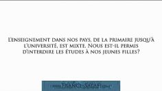 La scolarisation des jeunes filles dans les écoles mixtes – Sheikh Abd Al-Mouhsin Al Abbad