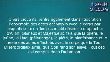 LAdoration [Khoutba] – Sheikh Abderrazzaq Al-Badr