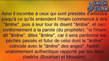 Le âmîne derrière limam  Cheikh al Albani