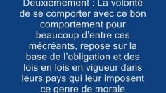 Le comportement des mécréants est-il meilleur que celui des musulmans?