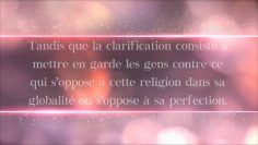 Léducation et la clarification – Sheikh Ubayd Al Jabiri