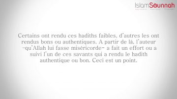 Les hadiths faibles dans le livre de lUnicité – Sheikh Salih Sindi