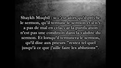 Limam qui devient impur au cours du sermon ou durant la prière? – Sheikh Muqbil