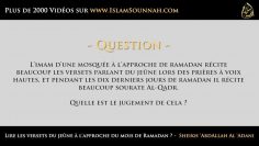 Lire les versets du jeûne à lapproche du mois de Ramadan ? – Sheikh Abd Allah Al Adani