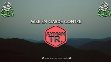 ❌ Mise en garde contre Ayman TR ❌