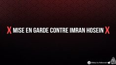 ❌ Mise en garde contre Imran Hosein ❌